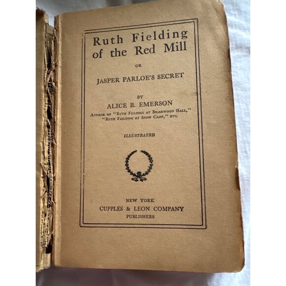 Ruth Fielding Of The Red Mill By Alice B. Emerson 1913 Hardcover Book - Picture 3 of 16